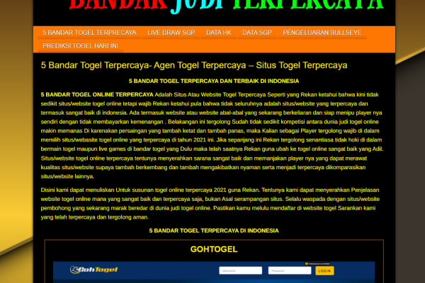 Situs Judi Slot Dan bandar Togel Online Resmi Terpercaya
