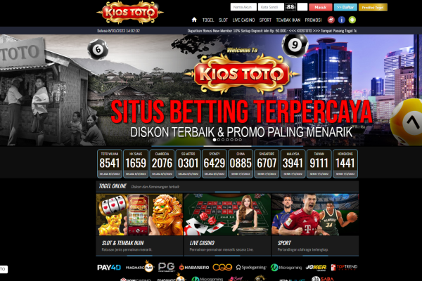 Kiostoto Situs Bandar Togel Online Terpercaya Bet 100 Perak Hadiah Besar